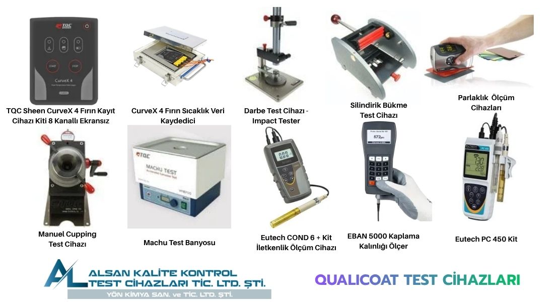 Laboratuvar ortamında TQC cross-cut test cihazı kullanan teknisyen