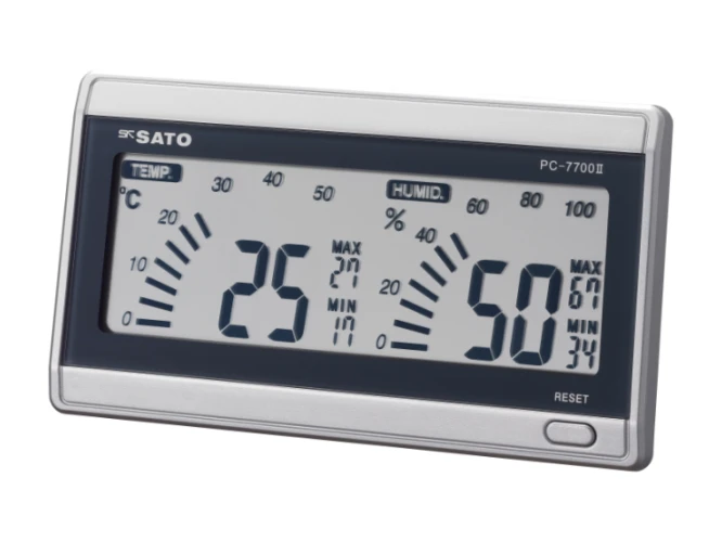 SATO PC-7700II Dijital Nem ve Sıcaklık Ölçüm Cihazı