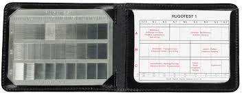 Yüzey Pürüzlülük Karşılaştırma Plakası -  Rugotest 